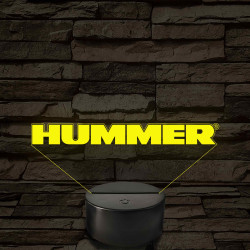 Hummer logó – 7 színű, színváltós LED lámpa