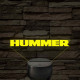 Hummer logó – 7 színű, színváltós LED lámpa