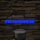 Hummer logó – 7 színű, színváltós LED lámpa