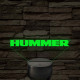 Hummer logó – 7 színű, színváltós LED lámpa