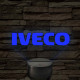 Iveco logó – 7 színű, színváltós LED lámpa