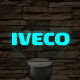 Iveco logó – 7 színű, színváltós LED lámpa