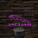 Jaguar logó – 7 színű, színváltós LED lámpa