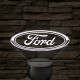 Ford logó – 7 színű, színváltós LED lámpa