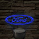 Ford logó – 7 színű, színváltós LED lámpa