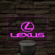 Lexus Embléma – 7 színű, színváltós LED lámpa