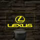 Lexus Embléma – 7 színű, színváltós LED lámpa