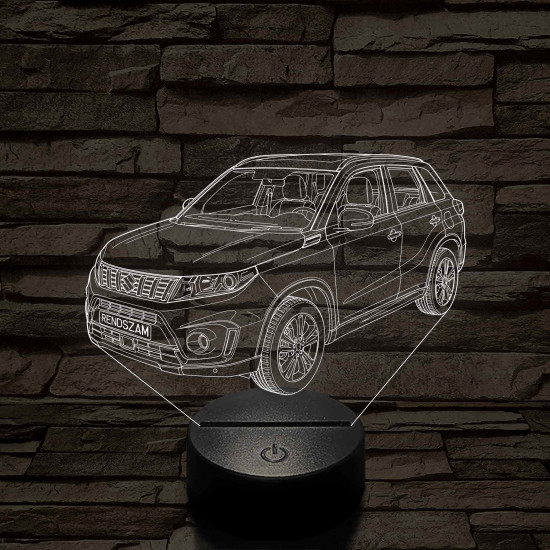 Suzuki Vitara 7 színű színváltós 3D led lámpa