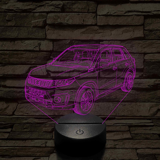 Suzuki Vitara 7 színű színváltós 3D led lámpa
