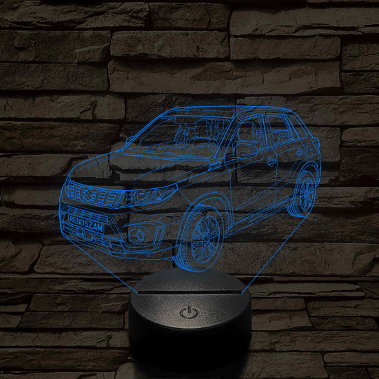 Suzuki Vitara 7 színű színváltós 3D led lámpa
