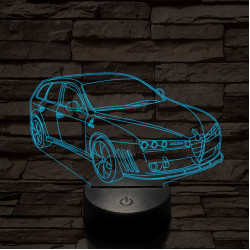 Alfa Romeo 159 Sportwagon Estate autó 7 színű 3D led lámpa