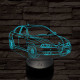 Alfa Romeo 156 autó 7 színű 3D led lámpa