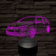 Volkswagen Golf 7, hét színű 3D led lámpa