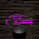Aston Martin DB11 v12  7 színű 3D led lámpa