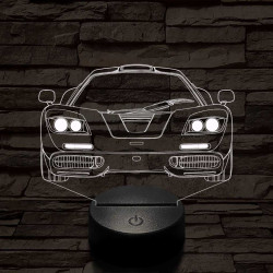 Mclaren f1 7 színű 3D led lámpa