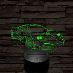 Mclaren f1 1994-oldalrol színű 3D led lámpa