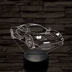 Mclaren f1 1994-oldalrol színű 3D led lámpa