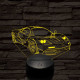 Mclaren f1 1994-oldalrol színű 3D led lámpa