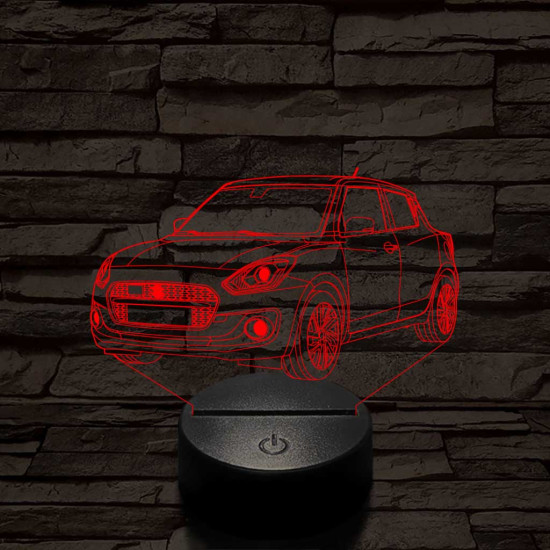 Suzuki Swift 2021 7 színű 3D led lámpa