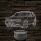 Volkswagen Golf 4 - 7 színű 3D led lámpa