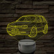 Volkswagen Golf 4 - 7 színű 3D led lámpa