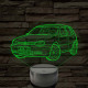 Volkswagen Golf 4 - 7 színű 3D led lámpa