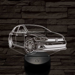 Volkswagen Polo GTI 7 színű 3D led lámpa