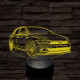 Volkswagen Polo GTI 7 színű 3D led lámpa