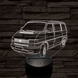 Volkswagen T4 kisbusz 7 színű 3D led lámpa