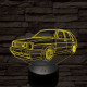 VW Golf Mk2 7 színű 3D led lámpa