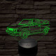 VW Golf 2 cabrio 7 színű 3D led lámpa