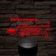 Volkswagen pár 7 színű 3D led lámpa