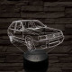 Volkswagen polo 7 színű 3D led lámpa