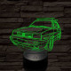 Volkswagen Turbo-dízel 7 színű 3D led lámpa