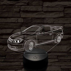 Chevrolet cobalt 7 színű 3D led lámpa