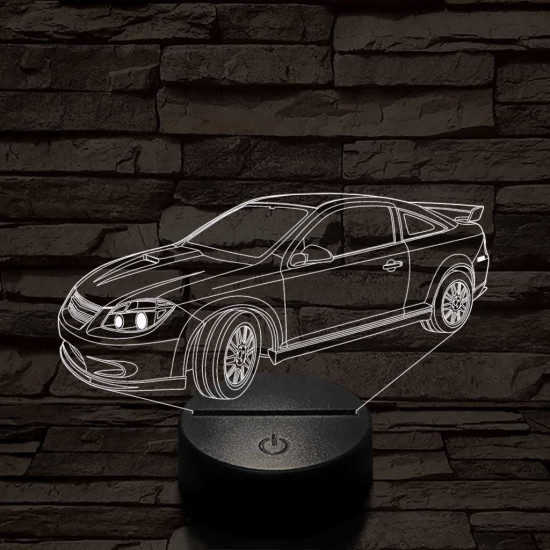 Chevrolet cobalt 7 színű 3D led lámpa