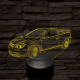 Chevrolet cobalt 7 színű 3D led lámpa