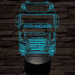 Kamion DAF 7 színű 3D led lámpa