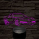 Chevrolet Corvette C5 7 színű 3D led lámpa
