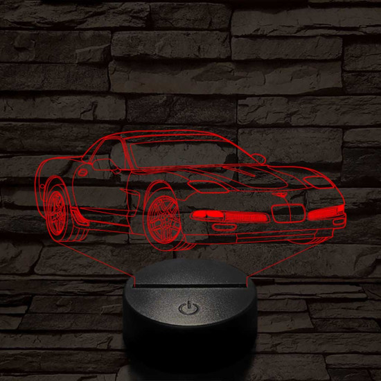 Chevrolet Corvette C5 7 színű 3D led lámpa