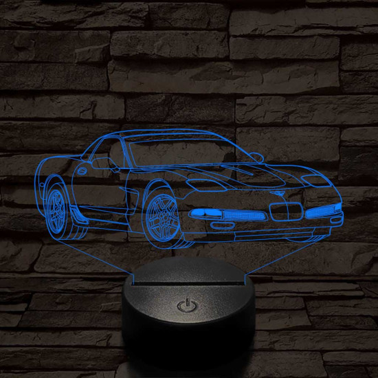 Chevrolet Corvette C5 7 színű 3D led lámpa