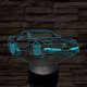 Chevrolet Corvette C5 7 színű 3D led lámpa