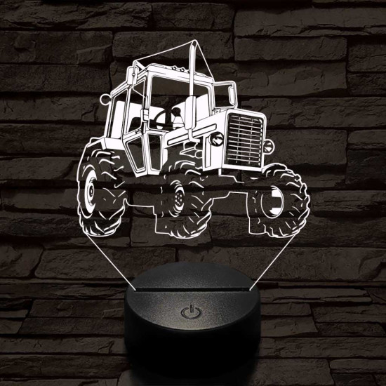 MTZ traktor 3D led lámpa