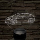 Vireon X  7 színű 3D led lámpa