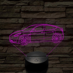 Vireon X  7 színű 3D led lámpa