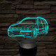 BMW 3 E46 Kombi 7 színű 3D led lámpa