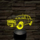 Lada 1200 7 színű 3D led lámpa – Klasszikus autórajongóknak