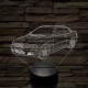 Klasszikus Coupé 2002-es 7 színű 3D led lámpa