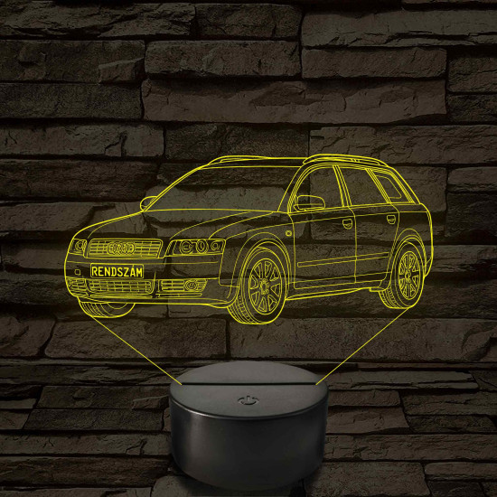 Audi A4 B6 (combi) – 7 színű, színváltós 3D LED lámpa