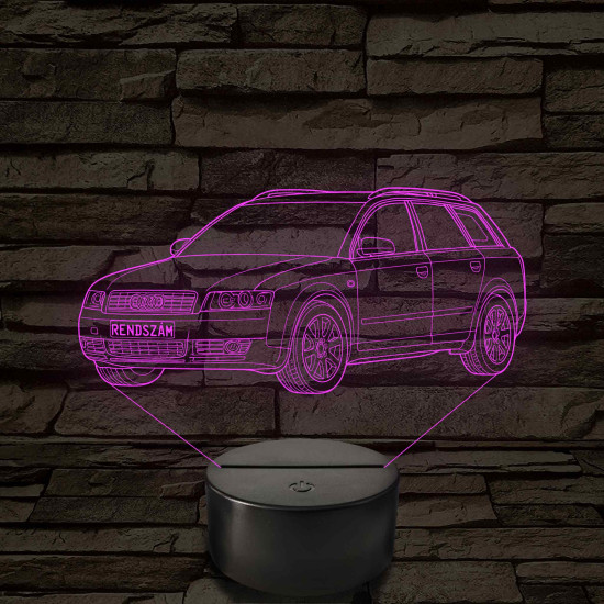 Audi A4 B6 (combi) – 7 színű, színváltós 3D LED lámpa